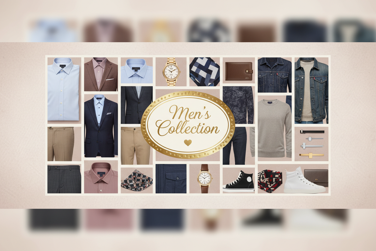 Men's Collection cover without repeated branding