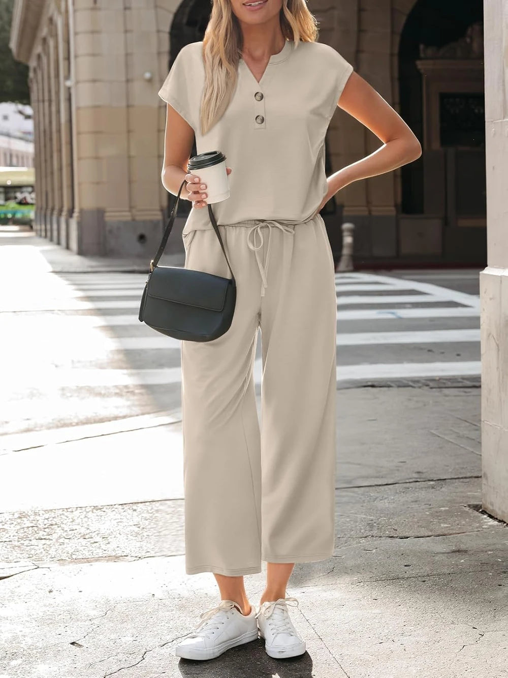 Womens Knit Lounge Set