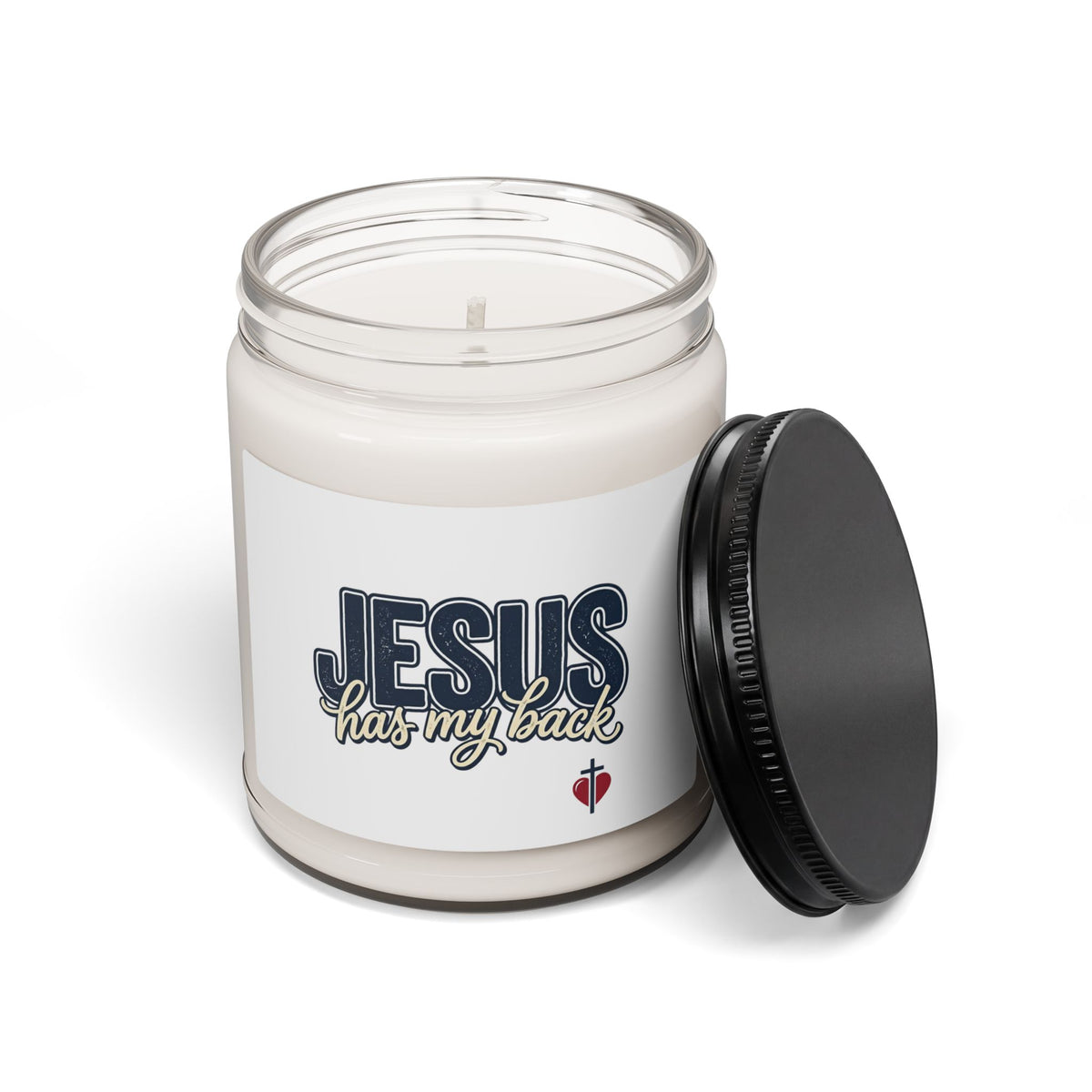 Jesus Has My Back Candle | Soy Candle, Christian Easter Resurrection