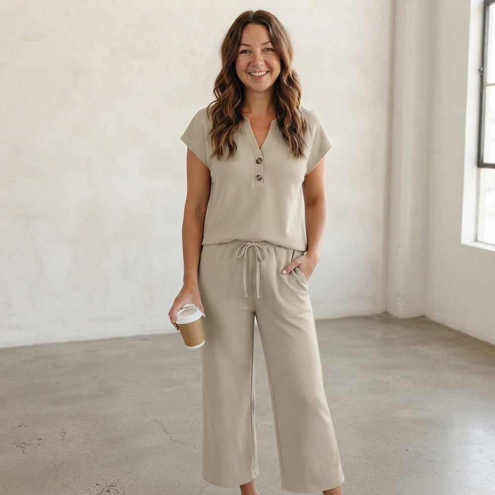 Womens Knit Lounge Set