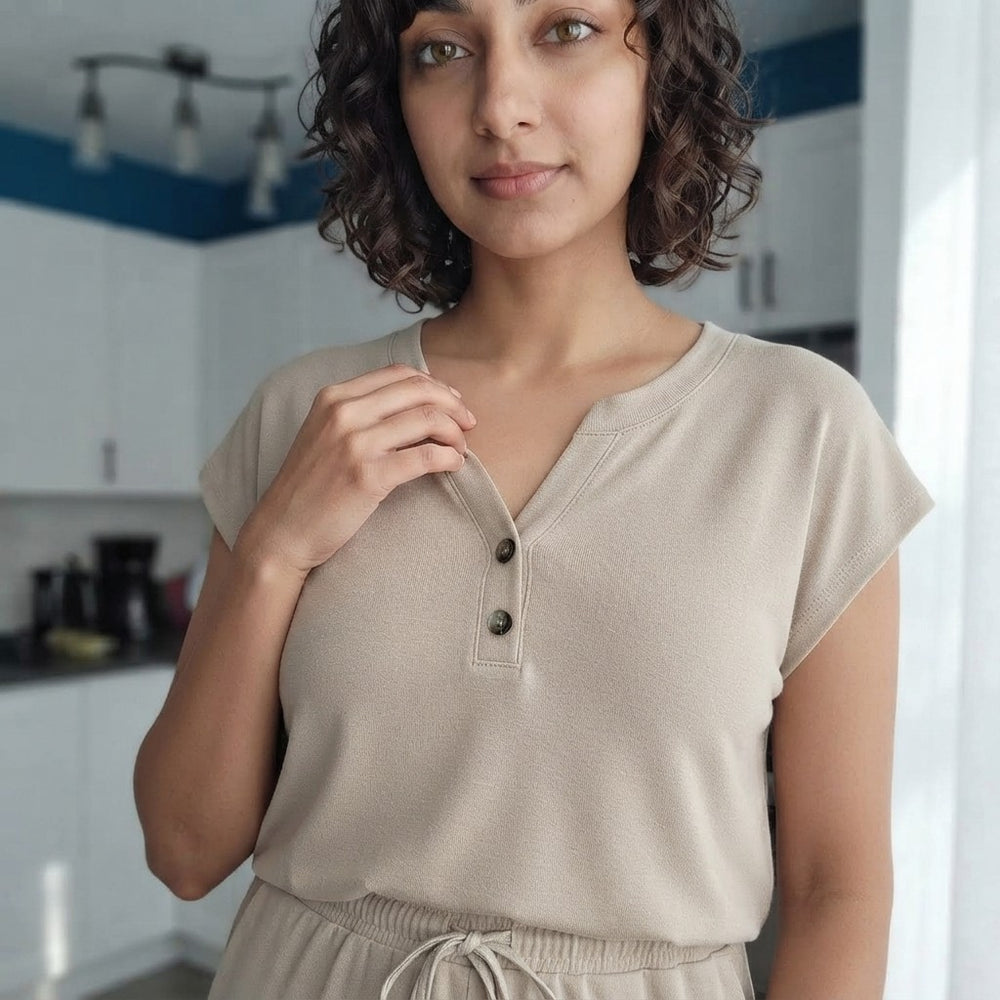 Womens Knit Lounge Set